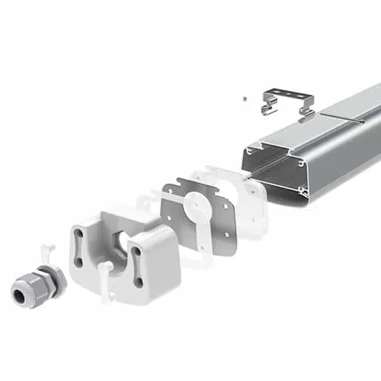 Aluminum-led-batten-structure