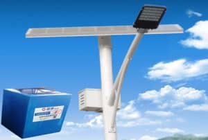 Batteries for solar street lights