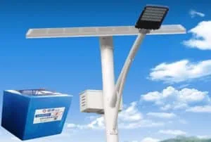 Batteries for solar street lights