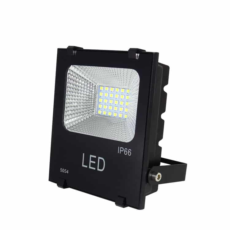 30w LED Floodlight Garden Security Light Black IP65 cool white 120  Beam Angle 