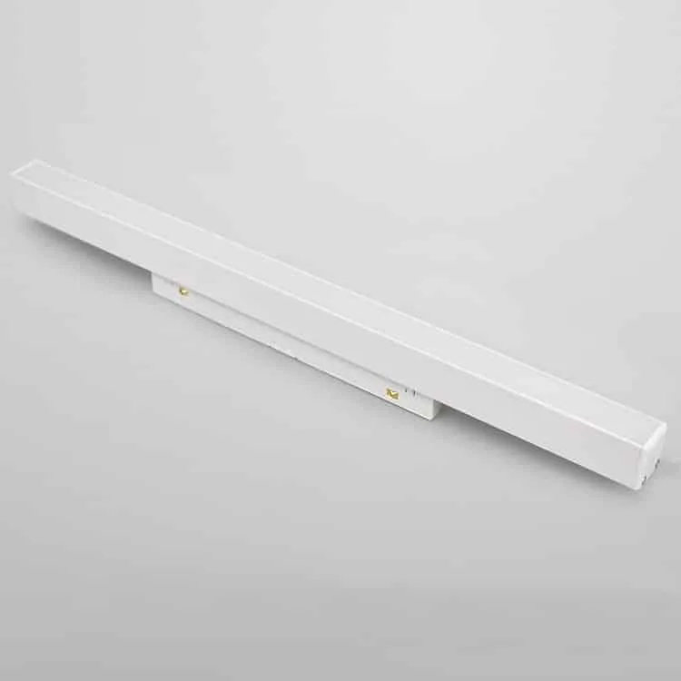 white linear track light