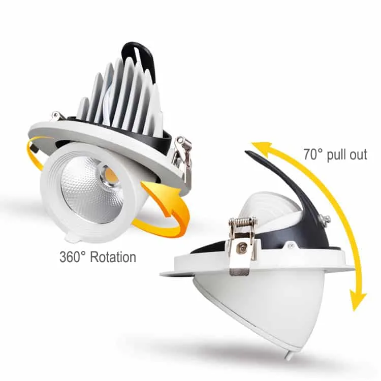 adjustable gimbal downlight