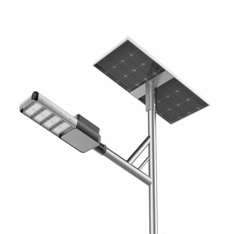 automated solar street light system