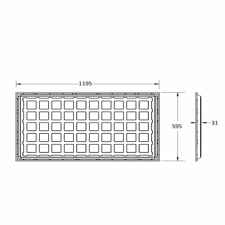 Led Ceiling Panel Light 1200x600