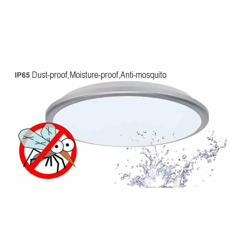 waterproof flush ceiling light for bathroom