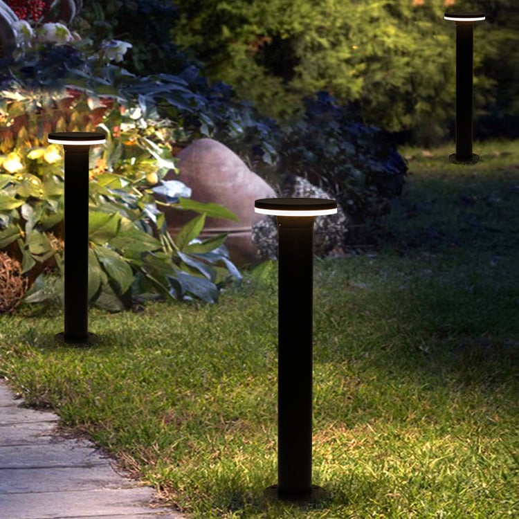bollard landscape lighting for driveway and paths