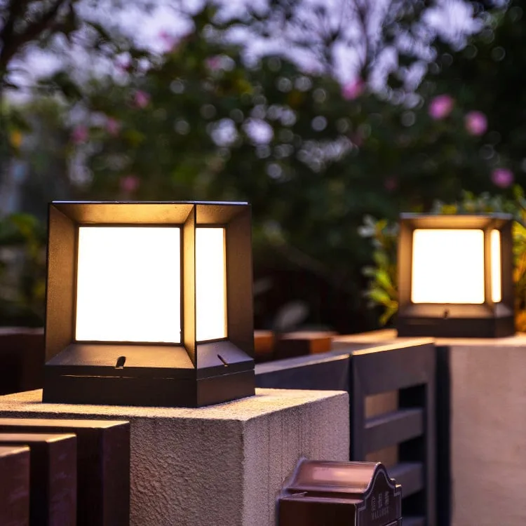 mini bollard garden lights