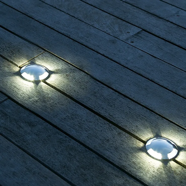 in ground deck lights