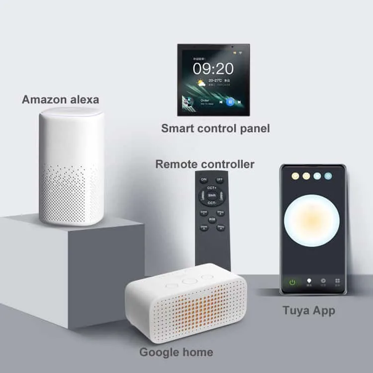 control devices for smart dimmable magnetic track light system