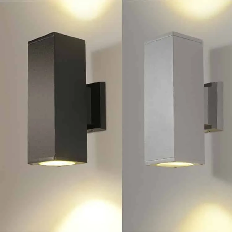 square wall lights outdoor