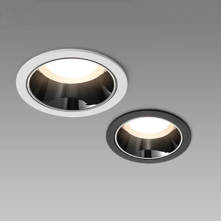 Anti glare downlights