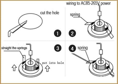 recessed adjustable downlight installation manual