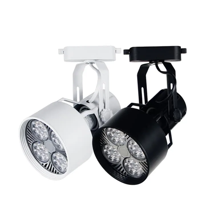 LED Track light fixture with bulb