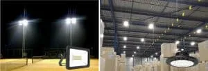 high bay vs flood light