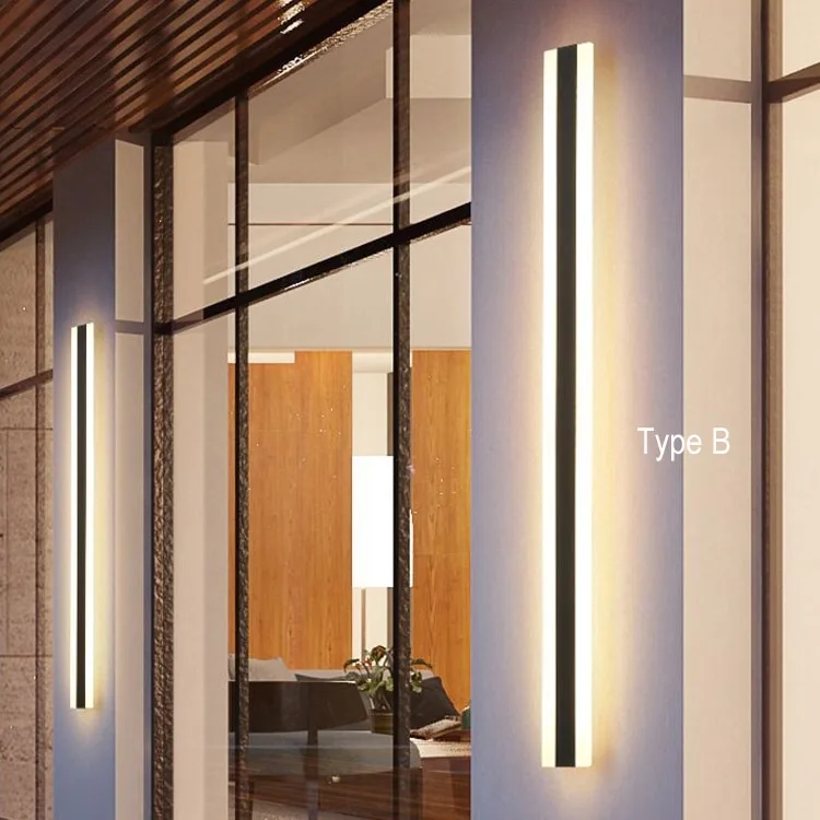 exterior linear wall light
