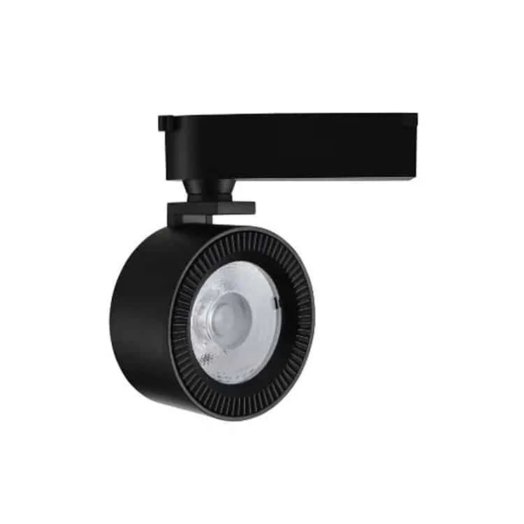 black modern track lights