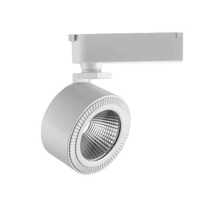 white modern track light