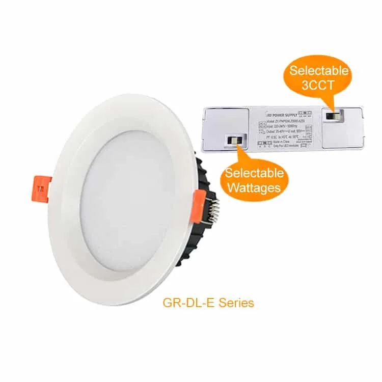 selectable cct downlights