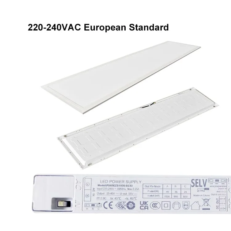 tunable white led panel 4x1
