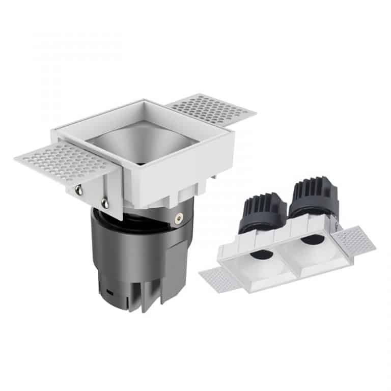 Trimless Square Downlights Single/Double