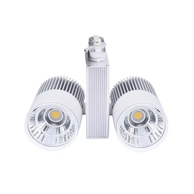 double heads track light led