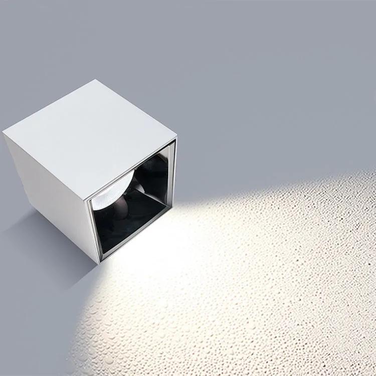 Square waterproof surface downlights