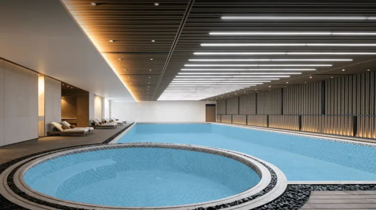 Indoor Swimming Pool Light & Lighting Idea