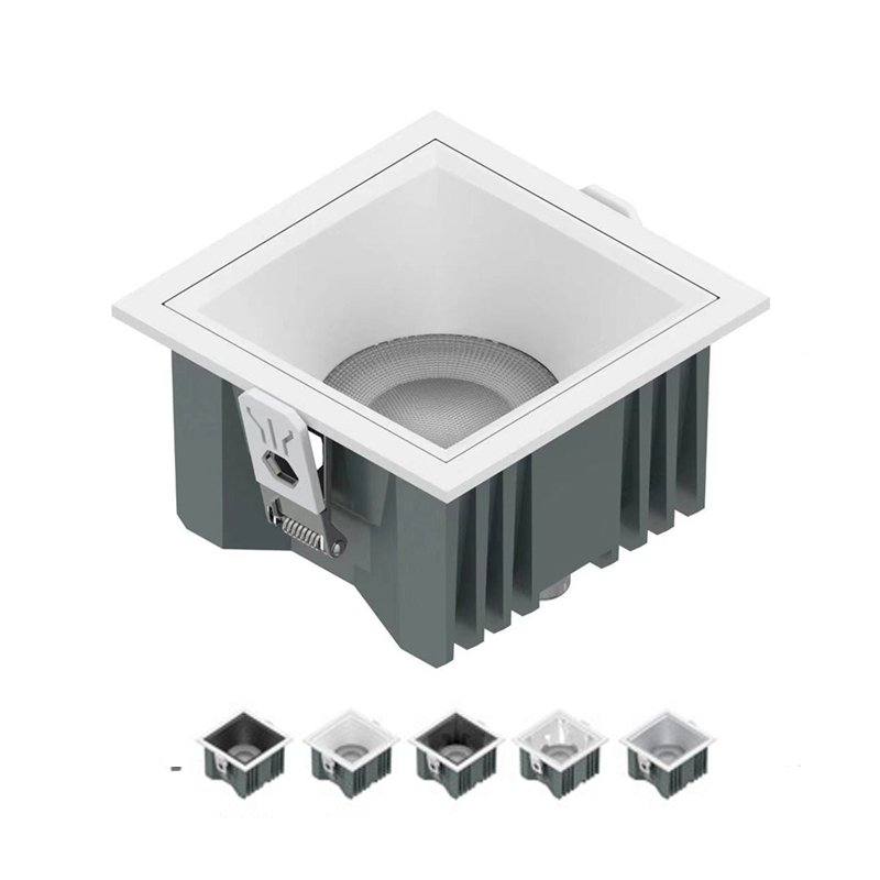 square waterproof LED downlights
