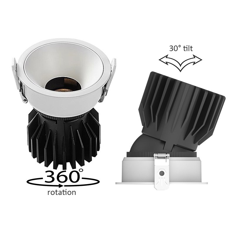 commercial recessed spotlight