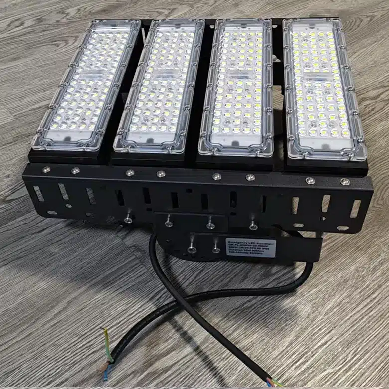 outdoor floodlights with emergency battery kits