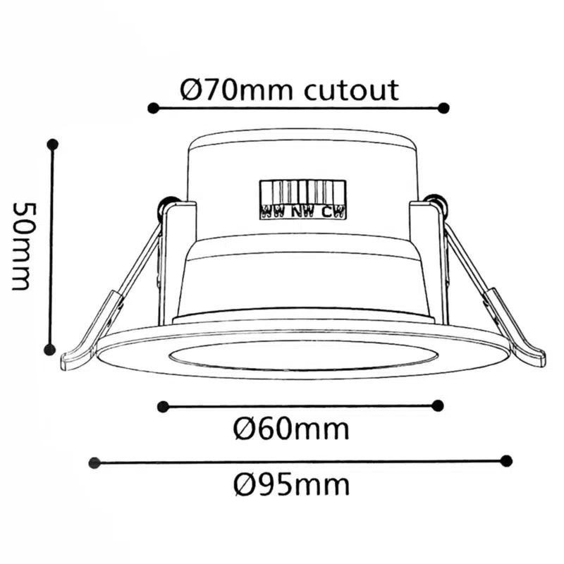 led downlight hole