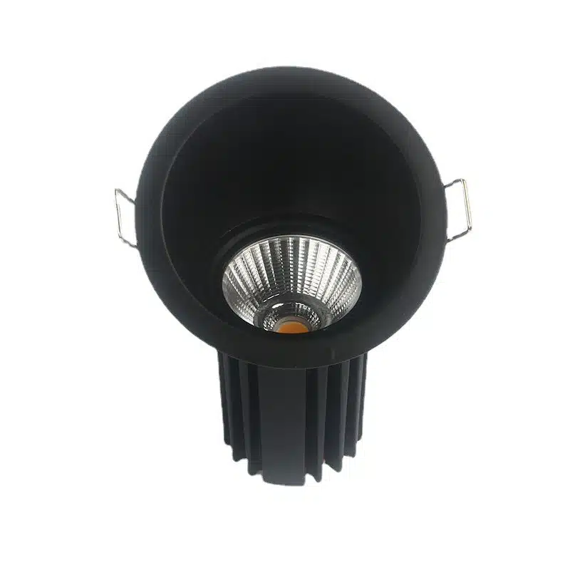 black tilt spotlight
