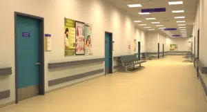 hospital corridor lighting