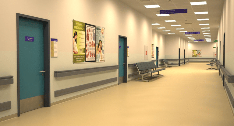Hospital Corridor LED Lighting Solutions