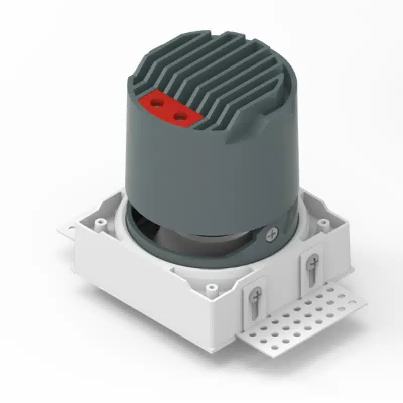 Adjustable square frameless downlight