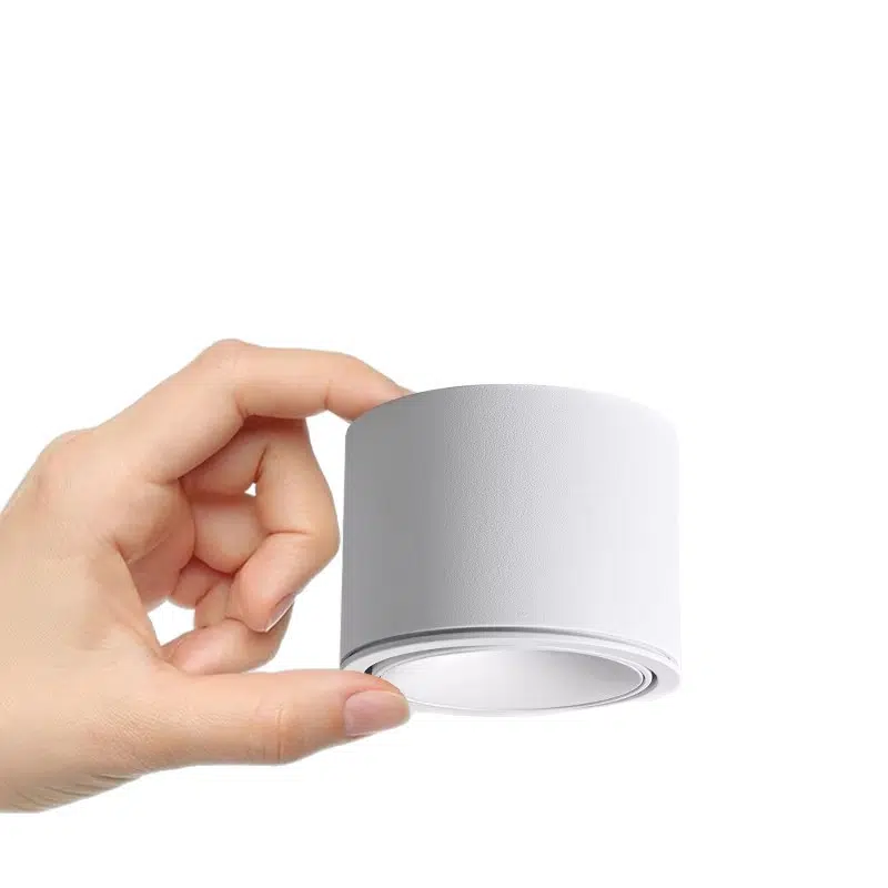 Adjustable surface cylinder spotlight