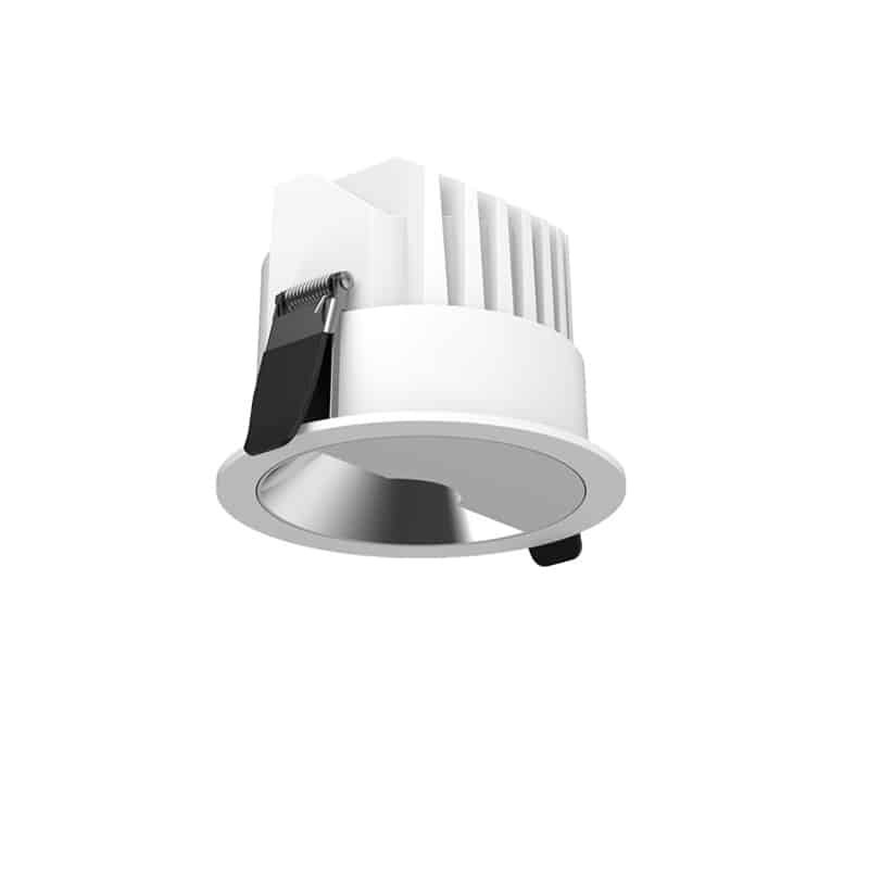 Asymmetrical wall washer downlight