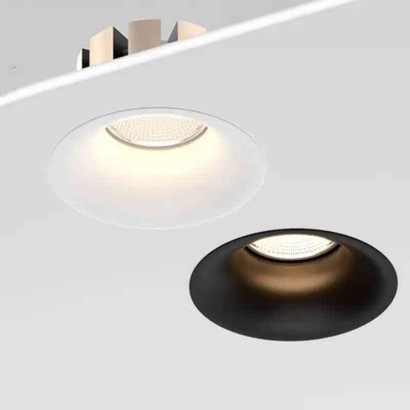 Curved Anti-glare spotlights performance