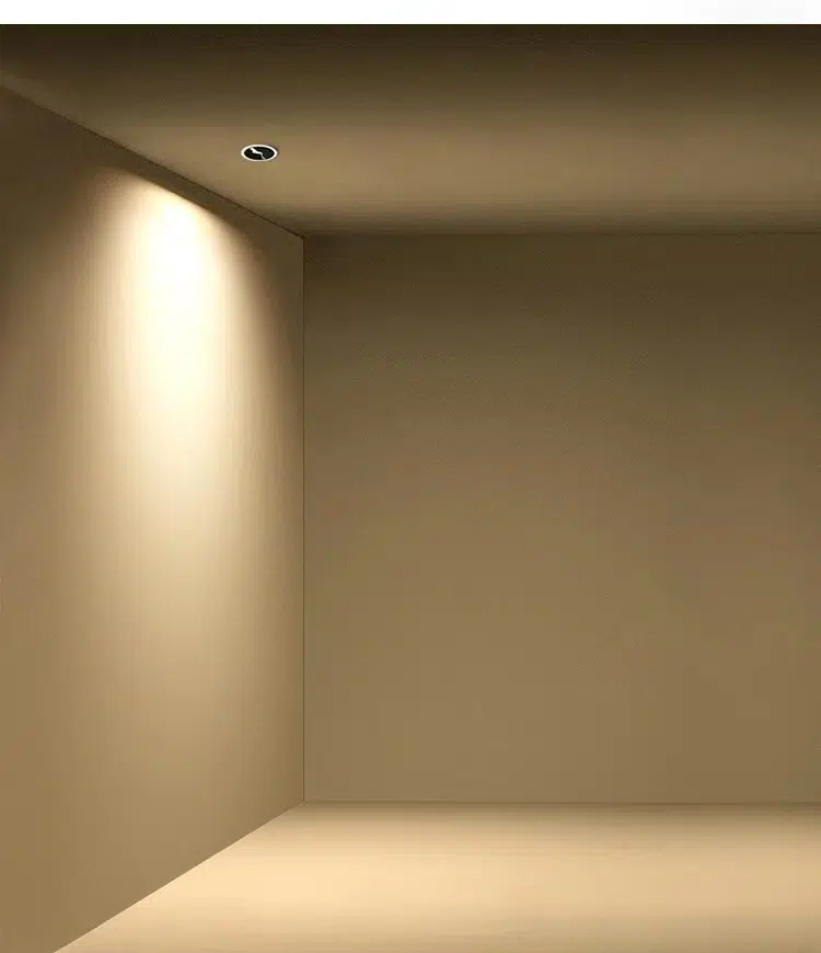polarized wall washer downlight effect