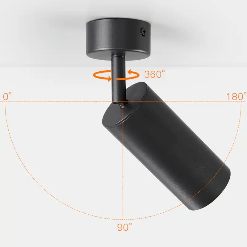 rotation surface mounted spotlight 9W-20W