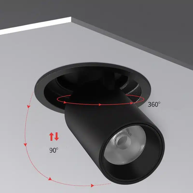 stretchable recessed light