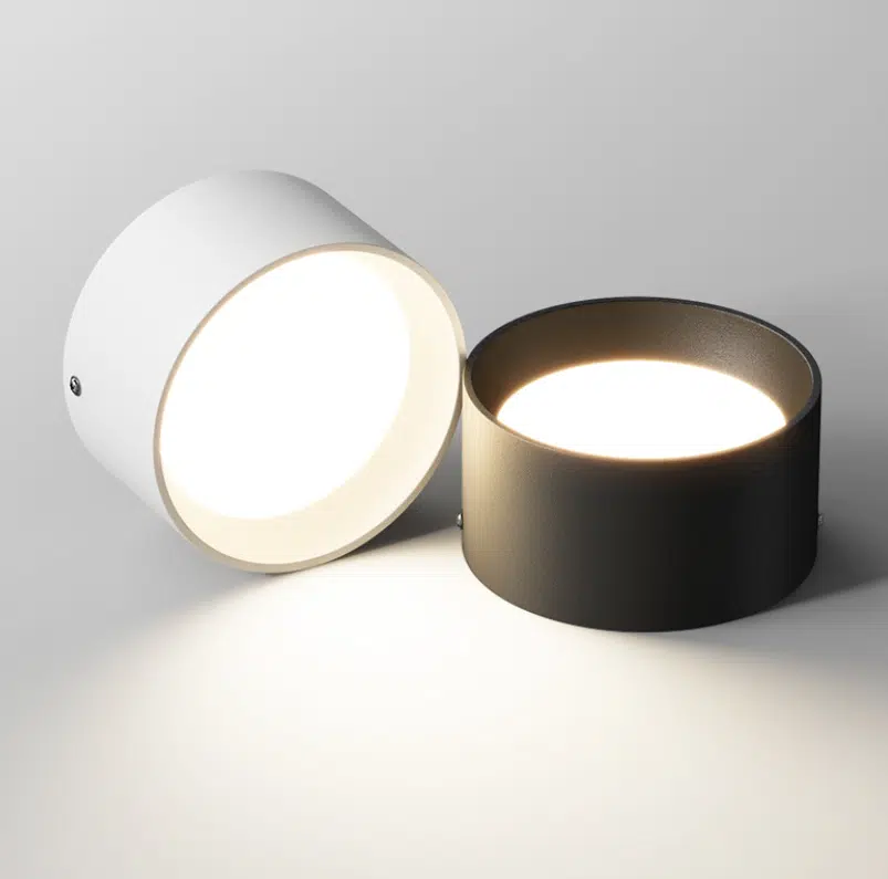 Surface-mounted LED cylinder Ceiling downlight